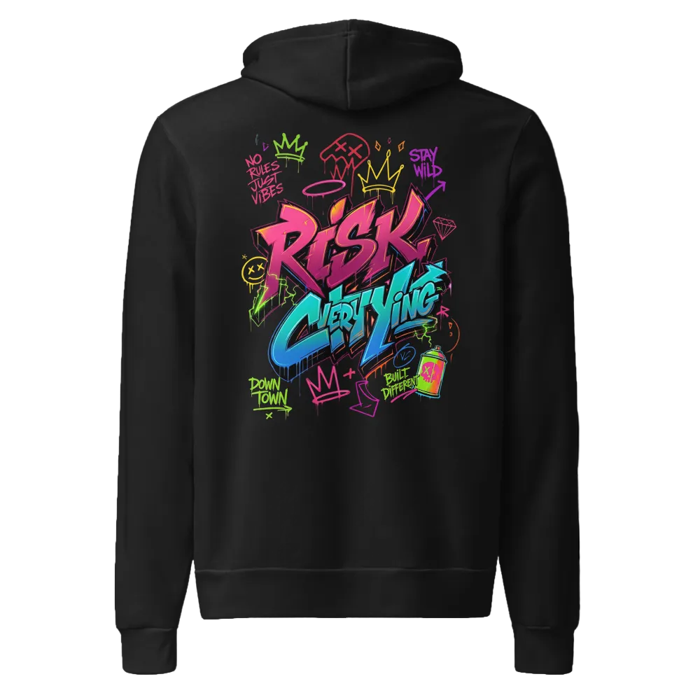 Woman’s Risk Everything Graffiti Hoodie