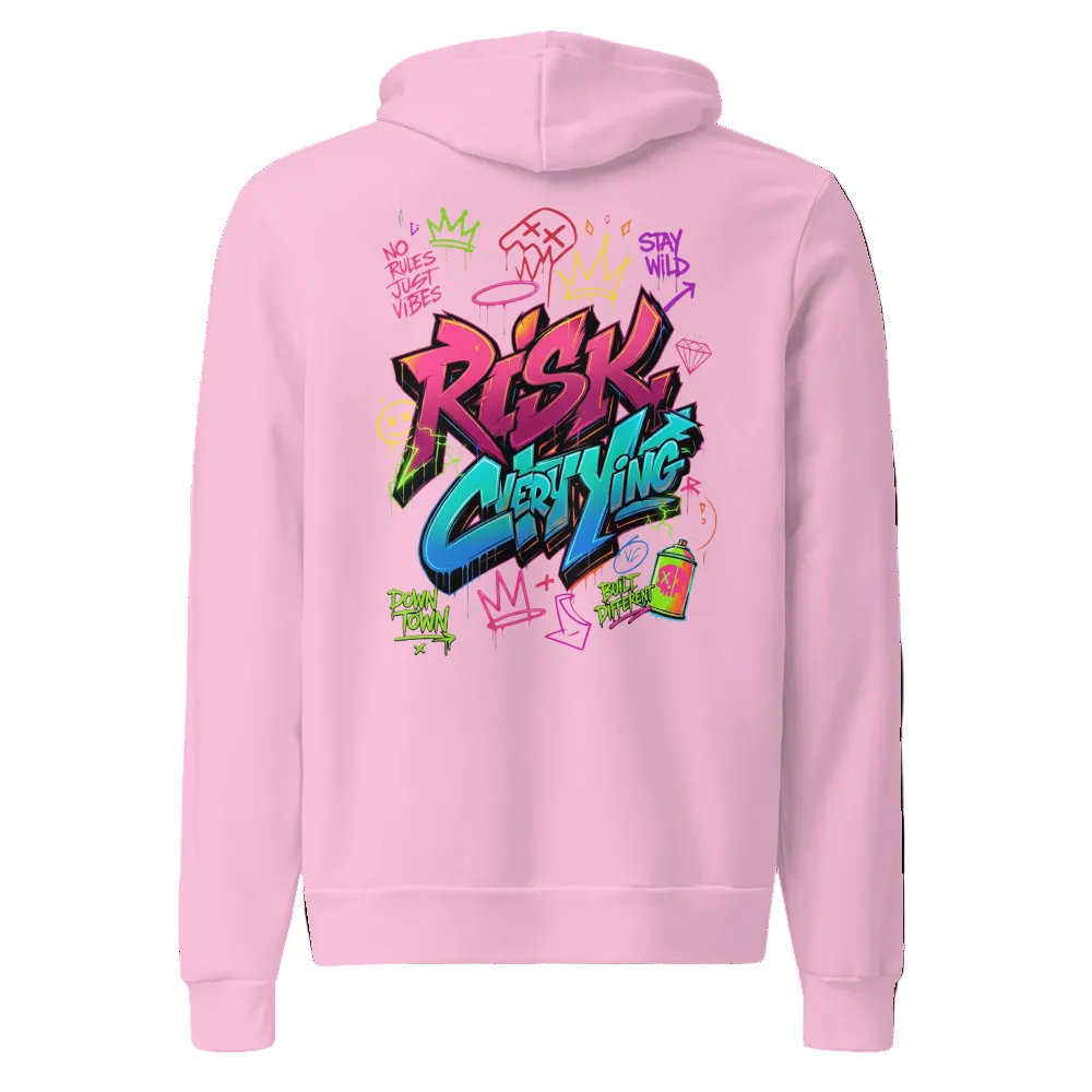 Woman’s Risk Everything Graffiti Hoodie