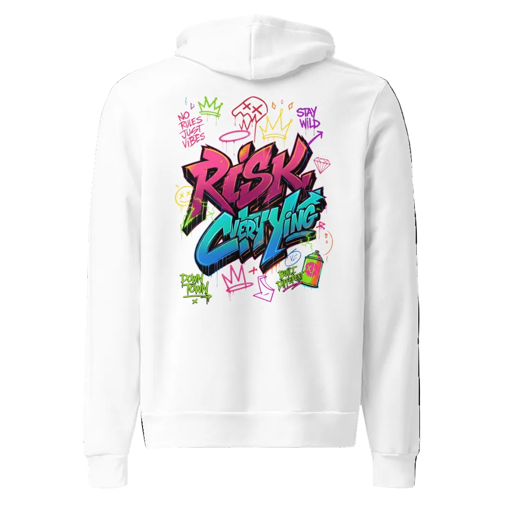 Woman’s Risk Everything Graffiti Hoodie
